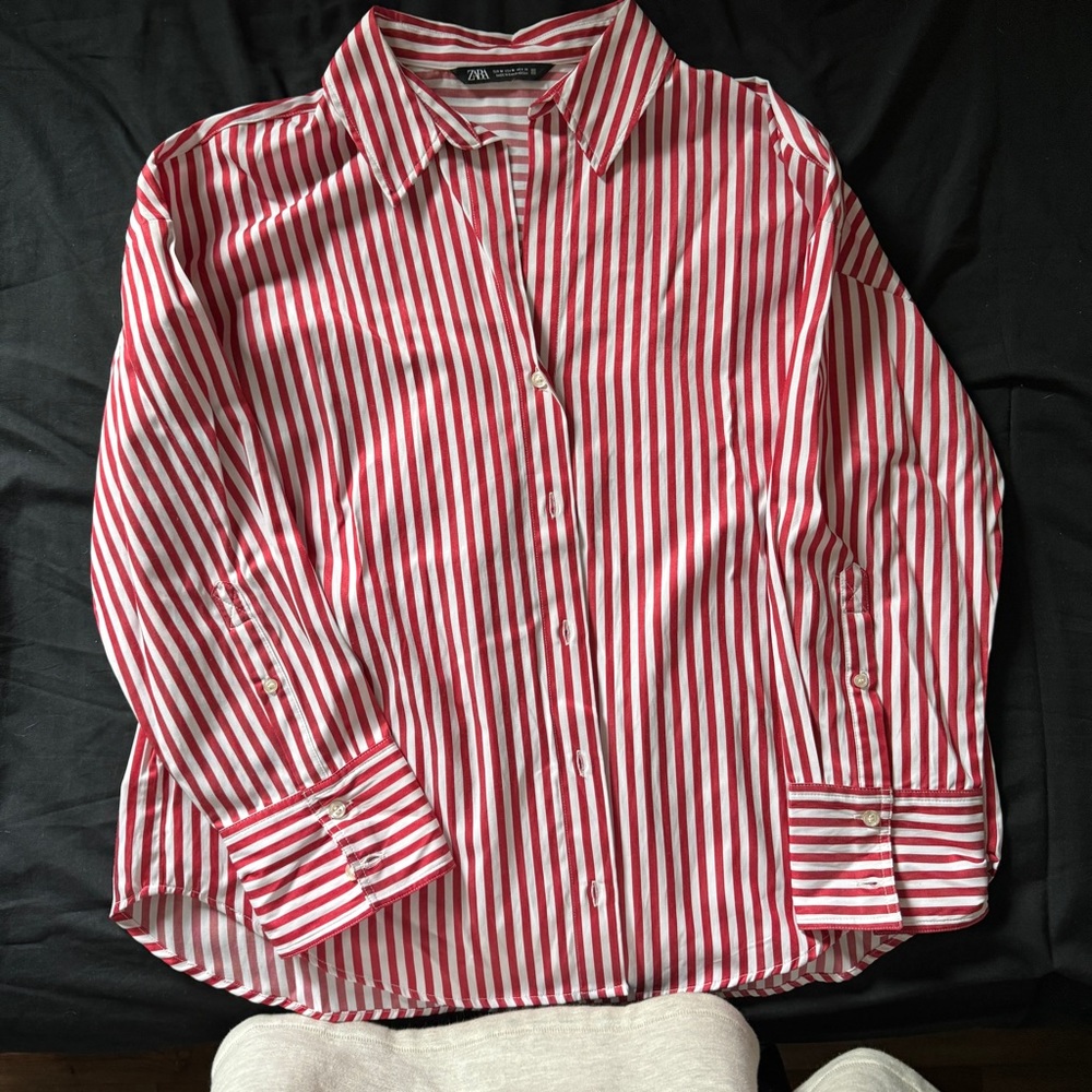 Zara striped button up